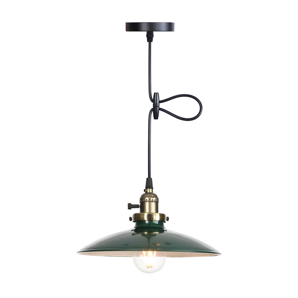 HXYSXHJUO Rustic Farmhouse Chandelier - Adjustable Metal Hanging Light Fixture for Dining Room & Kitchen Island(2)
