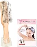 【公式ストア限定】 エスハートエス スカルプブラシ ワールドモデルロング ピンクゴールド シャンプーブラシ ヘアブラシ ヘアケア 頭皮ケア リフトケア ギフト プレゼント エス・ハート・エス S HEART S 公式 ビューティーブック付き