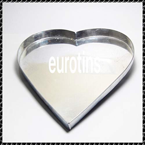 Bandeja para pizza EURO TINS con forma de corazón (30 cm x 2,5 cm)