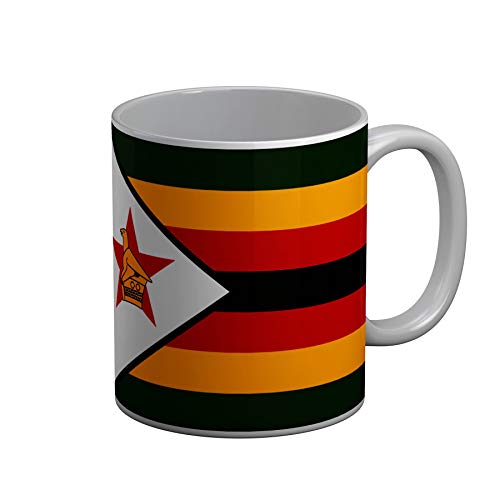 Fabulous Mug Céramique Drapeau Zimbabwe Football Sport Equipe National Afrique