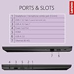 Lenovo V15 Laptop Computer, 32GB RAM, 1TB PCIe SSD, Intel Celeron N4500 Processor, Intel UHD Graphics, 15.6" FHD 1080p Display, Ethernet Port RJ-45, WiFi 6, Windows 11 Pro, WOWPC Recovery USB - Image 3
