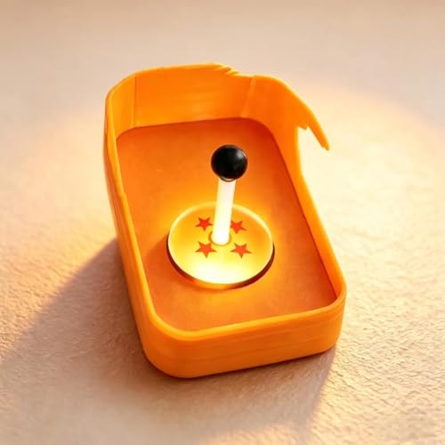 Image of Mini Son Goku Shadow Lamp | Dragon Ball LED Night Light | AA Battery Operated Decorative Table & Bedside Lamp | Shadow Illusion Light for Bedroom, Gaming Room, Office & Anime Room Decor