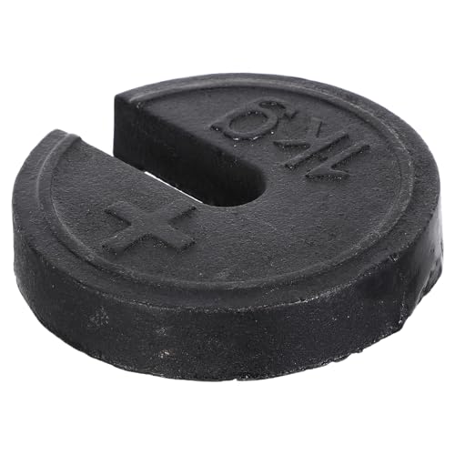 Healvian Pesa de Hierro Ranurada de 1 Kg para Tracción Ortopédica, Contrapeso Calibrado para Báscula Retro, Peso de Calibración Preciso para Equipos de Tracción Médica