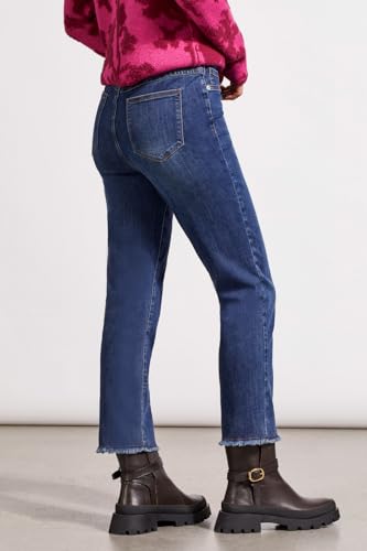 Tribal Women's Audrey Pull-on Straight Crop Pant4