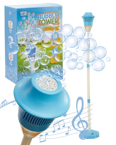 Venture Club Bubble Machine Lantern - Automatic Bubble Maker - Bubbles for Kids & Toddlers Garden Toys & Games for Outdoor Play Party & Active Fun - Free Standing Easy Setup Children Aged 3+