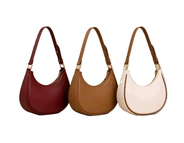 Fashionable Ladies Handbag PU Finish Self Design Pattern Spacious Shoulder Bag Casual Collection pack of 3 Multi-image-15