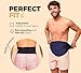 SIIL Stoma Belt for Men&Women Blue Stoma Bag Covers for Colostomy Ileostomy & Urostomy, Stoma Support Belt Compatible w/Convatec Coloplast Hollister & Other Stoma Bags, Sports & Swimming Belt M
