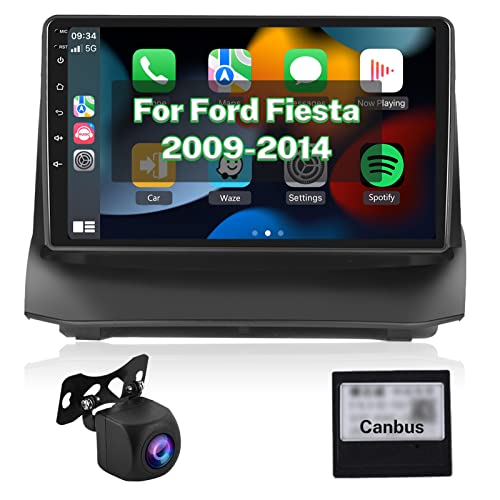 ► 【Autoradio con Apple CarPlay e Android Auto】 Autoradio 2 din per Ford Fiesta con Zlink personalizzato per connessione wireless Bluetooth Wi-Fi per iOS Carplay e Android Auto, oppure utilizzare il cavo USB originale per la connessione. goditi facilmente la navigazione GPS, riproduci musica, effettua telefonate, invia e-mail, ecc. Libera le mani sulla strada