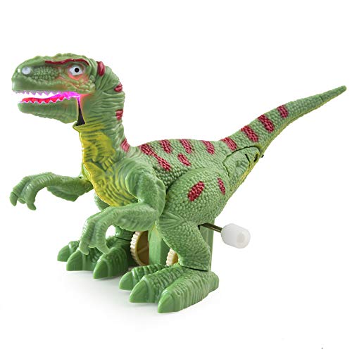 XQW Dinosaur Toy Figure,Dinosaur Toddlers Toy for Dinosaur Lovers - Perfect Dinosaur Party Favors, Birthday Gifts, Dinosaur Toys,for Kids, Boys and Girls (Velociraptor with Light)