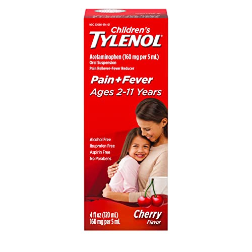 Tylenol Children's Oral Suspension, Cherry, 4 Fl. Oz #TOP1