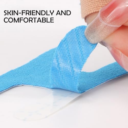 Kinesiology Tape for Fingers, 40 Pcs Elastic Cotton Precut Finger Tape for Fingers Pain Relief, Hypoallergenic & Breathabe, Latex-Free Finger Protectors, 4 Colors — view 4