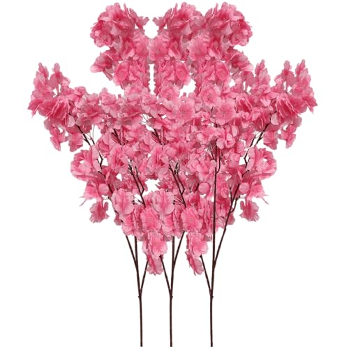Kit 3 Hastes Flor De Cerejeira Artificial Japonesa Decoração (Rosa Bebe)