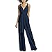 Produktbild Lover-Beauty Frauen Sexy One-Shoulder-Feste Overalls Breites Bein Lange Strampler Hose mit Gürtel