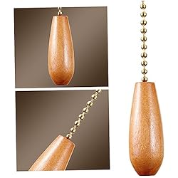 Lamparas Ventilador Colgantes COHEALI 3 Piezas Cadena De Luz Cadena Decorativa Interruptor De Luz De Cadena Extensión De Cadena Interruptor Del Ventilador Luces Colgantes Lámpara De Pared De Madera Ventilador De Techo