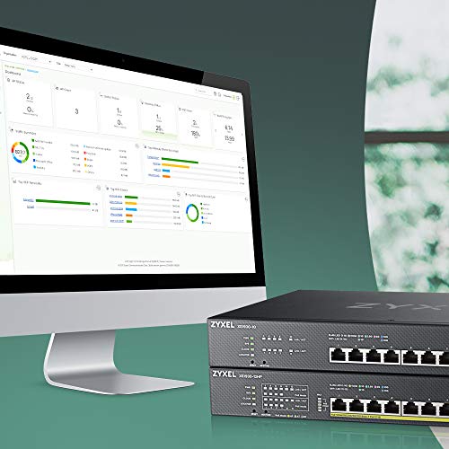 Image of Zyxel 8-Port PoE Switch Multi-Gigabit | Smart-L2+ Managed | 8X PoE++ @375W | 2X 10G Ethernet | 2X 10G SFP+ | Optional Nebula Cloud | Rackmount | Ethernet Network Switch [XS1930-12HP]