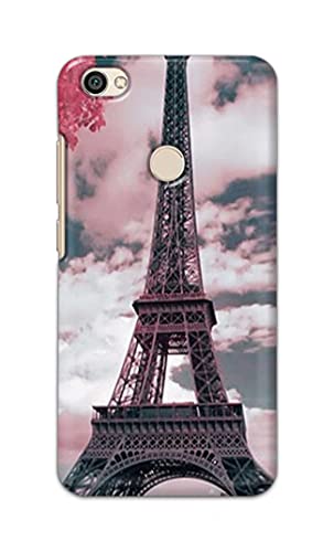 Image of Lovers Famous Place Eiffel Tower in Paris Hard Back Case Cover for Redmi Y1 / Redmi Note 5A / Redmi Note 5A Prime Back Cover -(J5) VNS2227