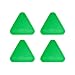 4 Green Triangle Air Hockey Pucks