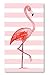 C.R. Gibson 16 Count, 3-Ply, Paper Dinner Napkin, Measures 4.75" x 8" - Flamingo
