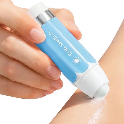 Sunscreen Dispenser, Roll On Sunblock Applicator, Sunblock Pen | Skin Moisturizer Applicator for Kids Adults, Portable Sunscreen