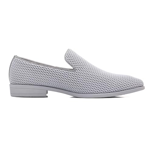 Image of Mens Tuxedo Dress Loafers Slip On Formal Wedding Shoes