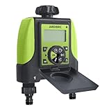 Jardibric - Programmateur d’Arrosage Digital 2 Voies - Réglage Automatique Fréquence 10 s à 7 Jours et Durée 54 s à 360 Min - Pression 0,5 à 8 Bars