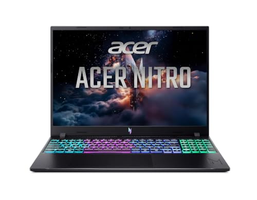 Image of Acer Nitro V Gaming Laptop - AMD Ryzen 9 270, NVIDIA RTX 5070, 16 inch 180Hz | WUXGA IPS (1920 x 1200) | 16GB DDR5 | 512GB Gen 4 SSD | Wi-Fi 6E | 4-Zone RGB Backlit Keyboard | ANV16-A31-R8XV