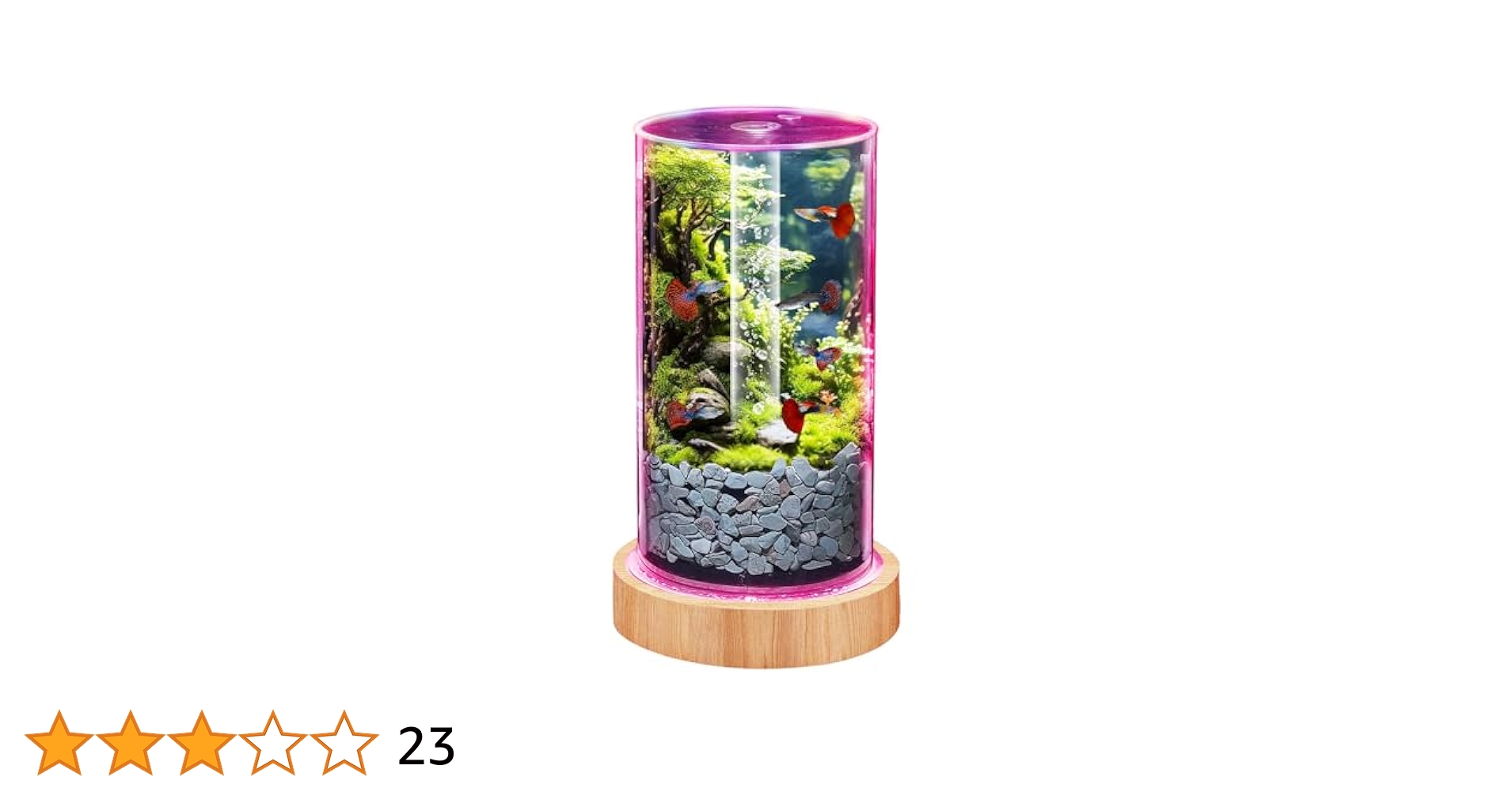 小型水槽セット メダカ飼育セット 水中ポンプ式 水槽一体型 LED付