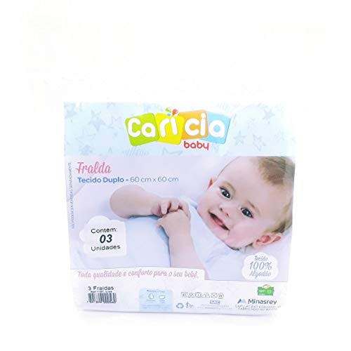 FRALDA DE PANO CARICIA LISA 60X60