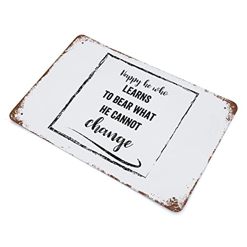 Plaque en métal vintage decorative grand format durable - 3