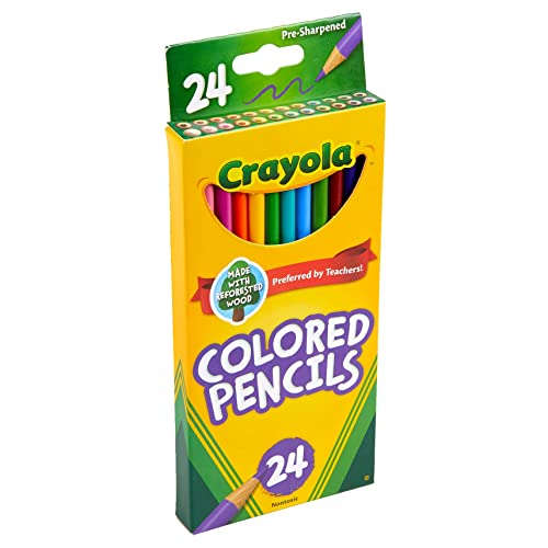 image for Crayola Colored Pencils, Coloring Supplies, 24 Count, Multi, 24 Count 