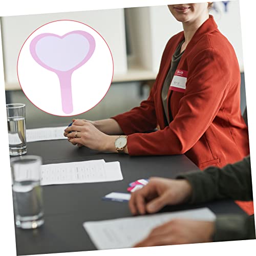 Pizarra borrable de mano Holibanna forma corazón rosa miniatura 4