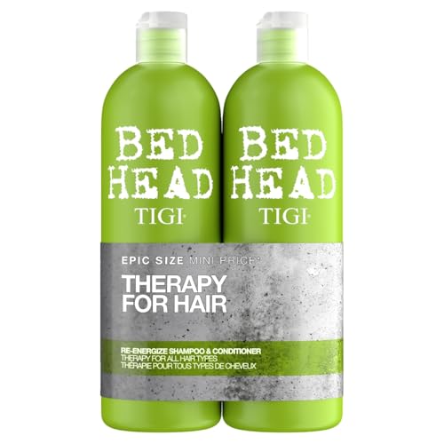 Bed Head by Tigi Urban Antidotes Re-Energise Daily Shampoo and Conditioner 2 x 750ml