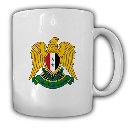 Tasse La Syrie armoiries emblème République arabe Mug # 13933