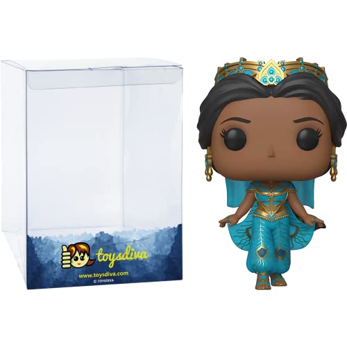 En Oferta Princess Jasmine: P O P ! Vinyl Figurine Bundle With 1 Compatible 'Toysdiva' Graphic Protector (541-37024 - B)
