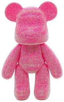HANDA 13.4 inch 5D DIY Diamond Violent Bear Gloomy Bear Teddy Bear Kit Set Crystal Rhinestone Full Drill Craft Handmade Gift Blue White Green Red Pink Silver Purple