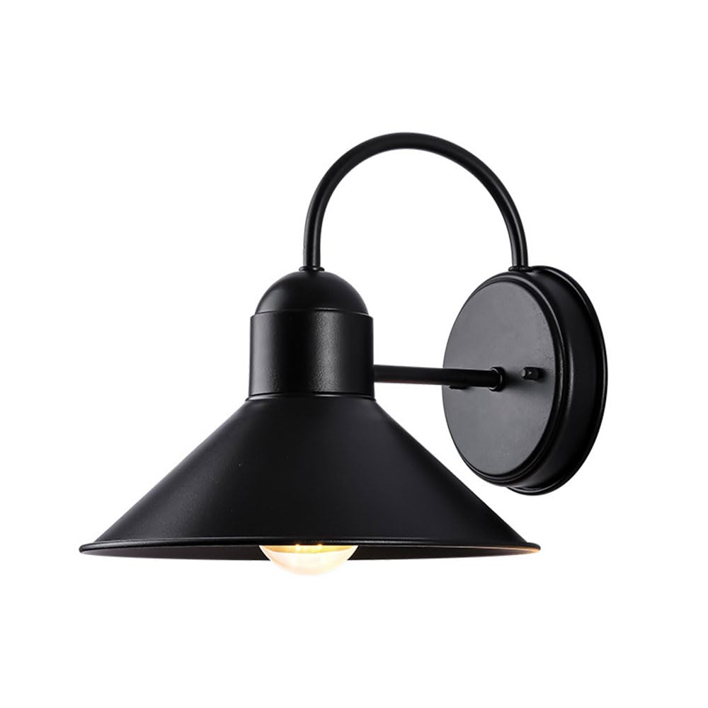 Moddeny Vintage Outdoor Wall Sconce IP65 Anti-Rust Waterproof Metal Wall Lights 10 Inch Outdoor Gooseneck Barn Light Retro Farmhouse Exterior Light Fixture For Porch Garage Patio Doorway
