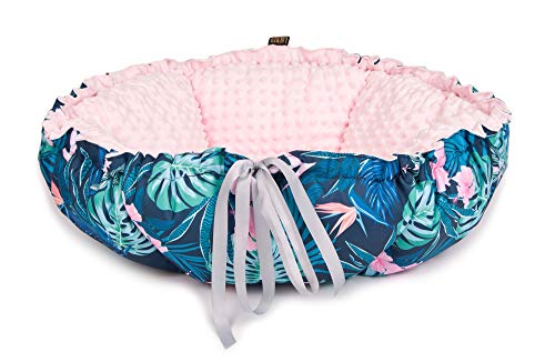 JAMAXX® Komfort Hundebett Hundekörbchen Weich Hoher Rand, Wendekissen Waschbar, Hundekorb