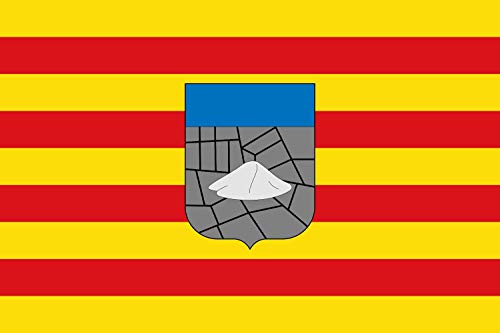Drapeau Salinas Islas Baleares grand format de Ses Salines Baléares