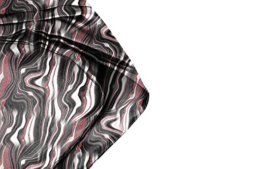 Image of BLACKSMITH Jacquard Microfiber Neckwear Ascot and Matching Pocket Square Set for Men