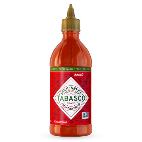 You're the Bomb Hot Sauce TABASCO Brand Sriracha Sauce, Medium Hot Sauce, Easy-to-Squeeze Bottle, Thai-Style with Louisiana...