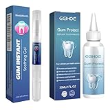 Encías Pasta de Dientes + Gel Reparador de Encias,Encías Pasta Dentífrica Protege las Encías,Reduce la Formación de Placa Dental,Restauración Encías Bucal Cuidado Bucal