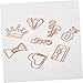 FUNOMOCYA Pack Rose Gold Crown Shaped Paper Clips Decorative Clips for Bookmarks Office School