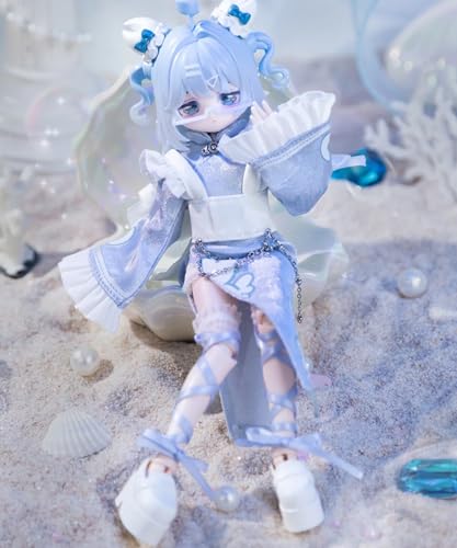 Muñeca articulada CALEMBOU BJD 18 cm Ocean Gemstone miniatura 3