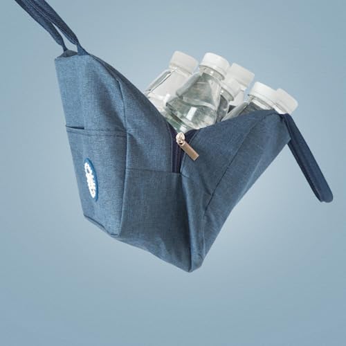 Bolsa Térmica Para Marmita ou Lancheira Com Capacidade De Até 6 Litros Fitness Viajens Cor Cinza