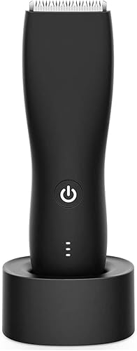SKIMT Electric Shaver Electric Groin Hair Trimmer for Men - Pubic Hair Trimmer Body Grooming Clipper Rechargeable Ultimate Male Hygiene Razor