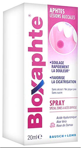 BLOXAPHTE SPRAY ADULTE SANS ALCOOL 20ml Bausch&Lomb