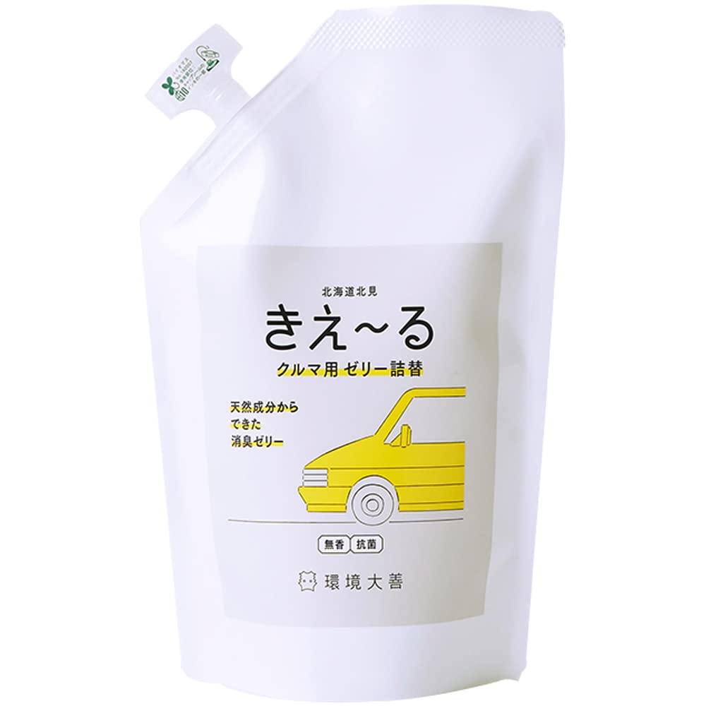 環境大善 きえ～るD クルマ用 ゼリータイプ 無香 詰替 480g