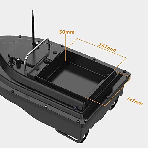 Bateau de pêche télécommandé idéal pour l'amorçage nocturne des carpes