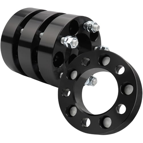 IRONTEK 1.5" 5x114.3mm Wheel Spacers Fit for Lincoln 07-13 MKX/ 67-73 Cougar, for Ford 07-13 Edge/ 91-10 Explorer, for Jeep 84-01 Cherokee, Forged Thread Pitch 1/2" x20 Hub Bore 82.5mm 4PCS by IRONTEK - Used condition - US$53.03