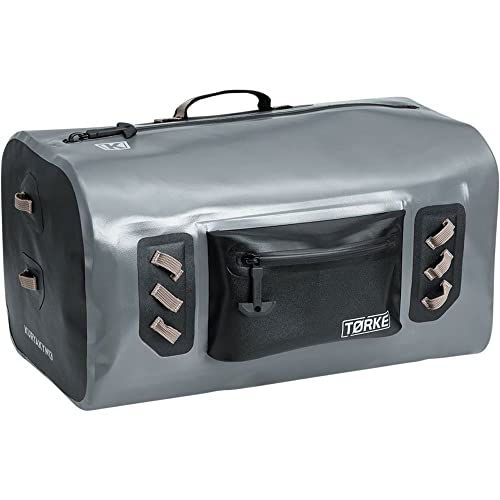 Kuryakyn 5171 Tørke 35L Dry Duffle Bag: Portable Waterproof Luggage for Passenger Seat or Luggage Rack with Strap Kit